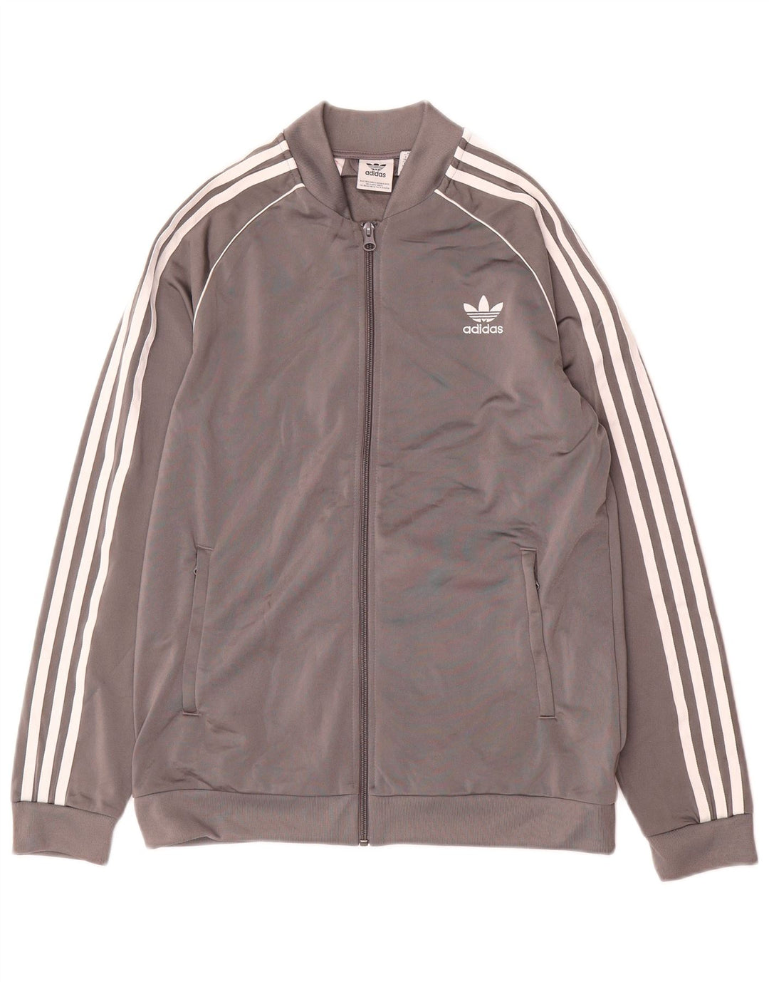 Adidas Jungen Trainingsanzug Top Jacke 15-16 Jahre Grau Polyester