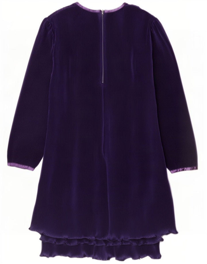 Debut Damen Langarm-Etuikleid UK 12 Medium Navy Blue