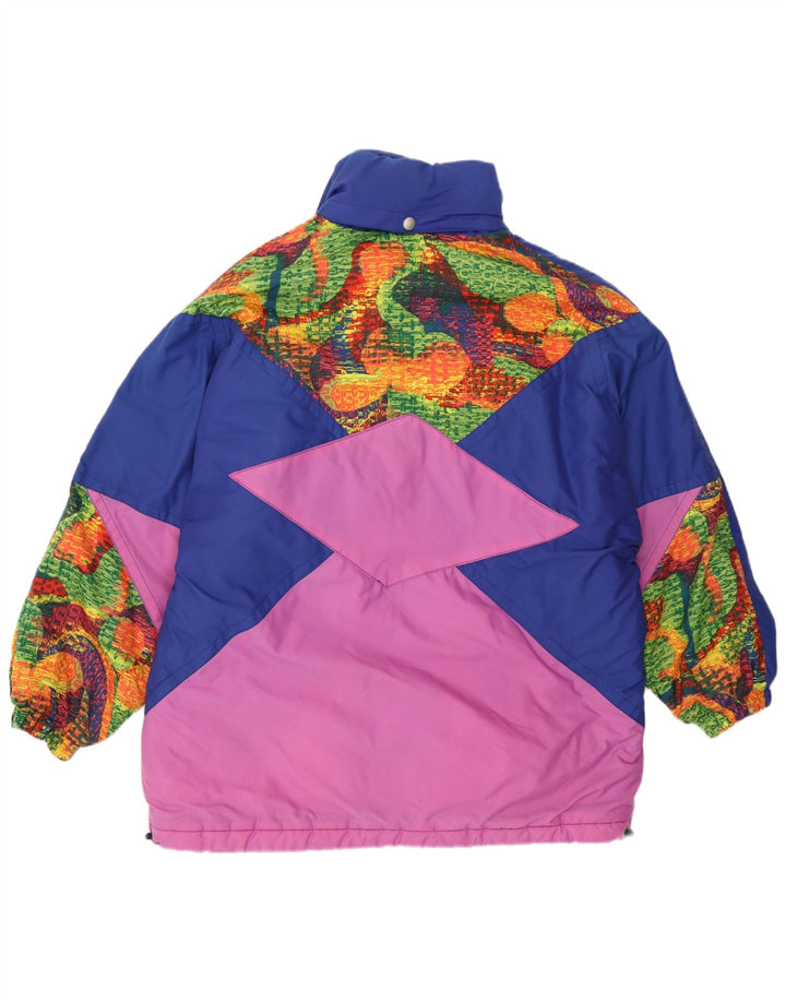 Brugi Damen-Skijacke mit Kapuze, UK 16, groß, mehrfarbig, Farbblock