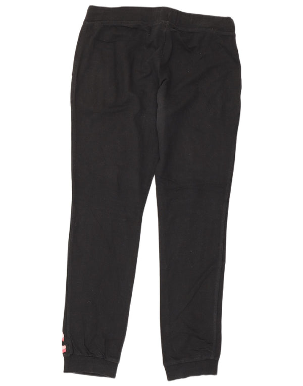 Reebok Womens Graphic Tracksuit Trousers Joggers UK 12/14 Medium Black
