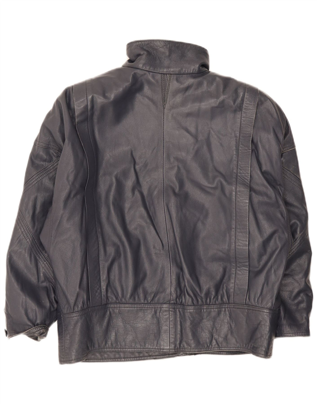 Chevignon Damen Lederjacke UK 16 Large Marineblau