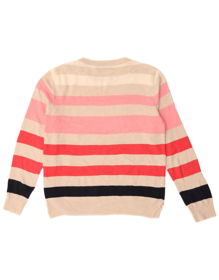 Marks & Spencer Damen-Pullover mit Rundhalsausschnitt, Gr. 10, Größe S, mehrfarbig