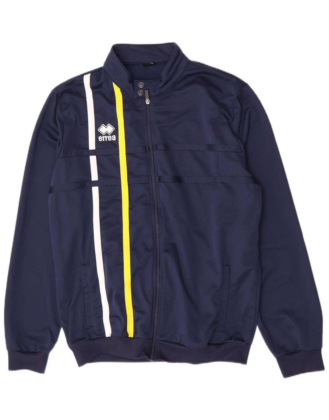 Errea Herren-Trainingsanzug-Oberteil, Jacke, groß, Marineblau, Farbblock