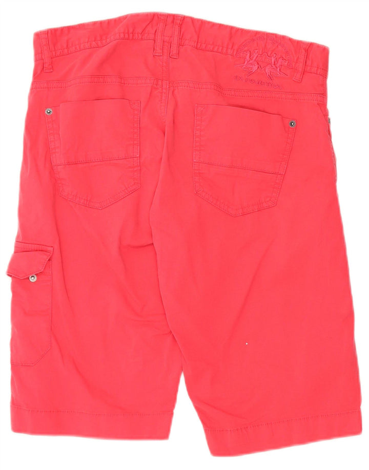 LA MARTINA Herren-Cargo-Shorts, W34, groß, rosa Baumwolle