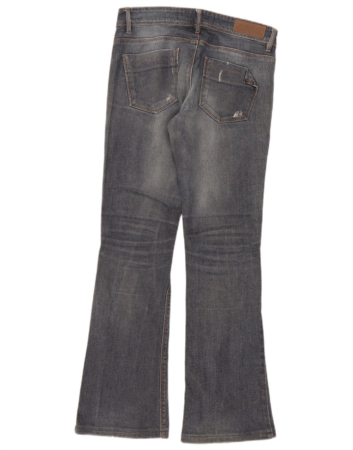Zara Damen Schlagjeans EU 38 Small W28 L31 Marineblau
