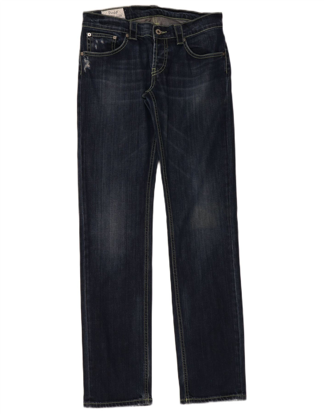 DONDUP Damen Straight Jeans W30 L35 Marineblaue Baumwolle