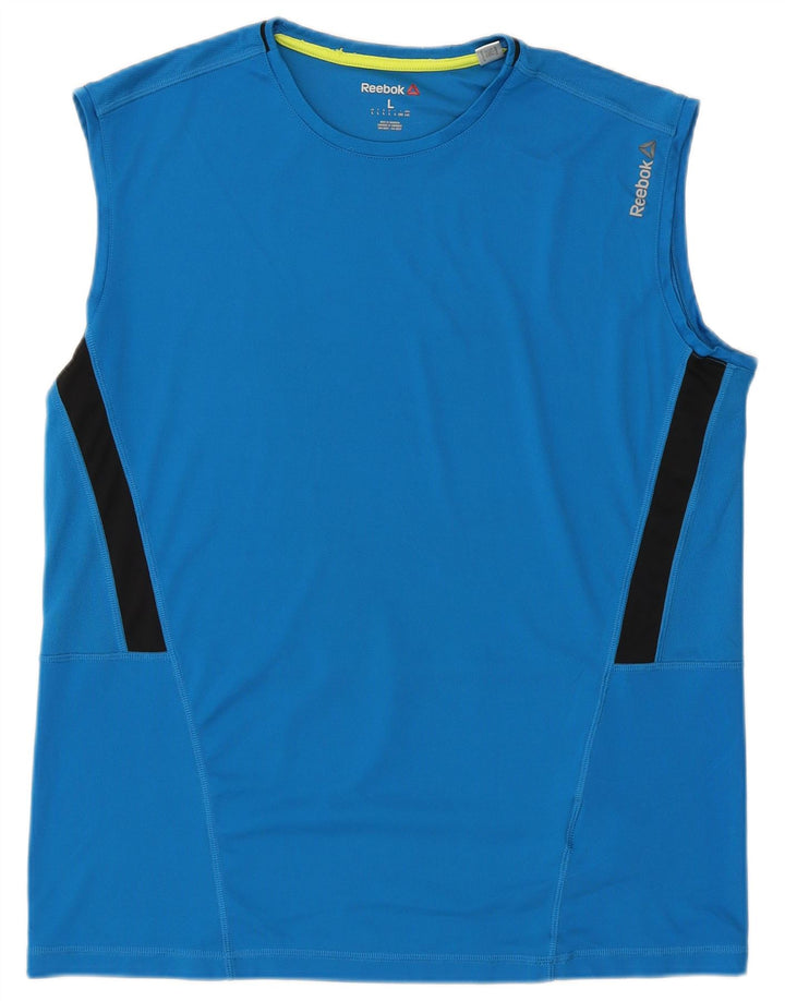 Reebok Herren Weste Top Large Blau Polyester