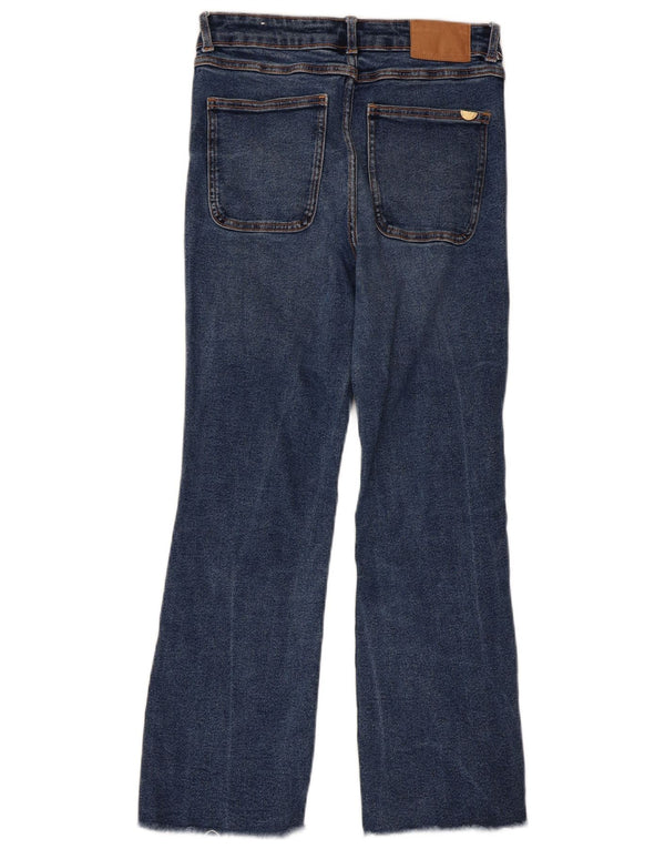 Zara Damen Straight Jeans EU 36 XS W26 L25 Blaue Baumwolle