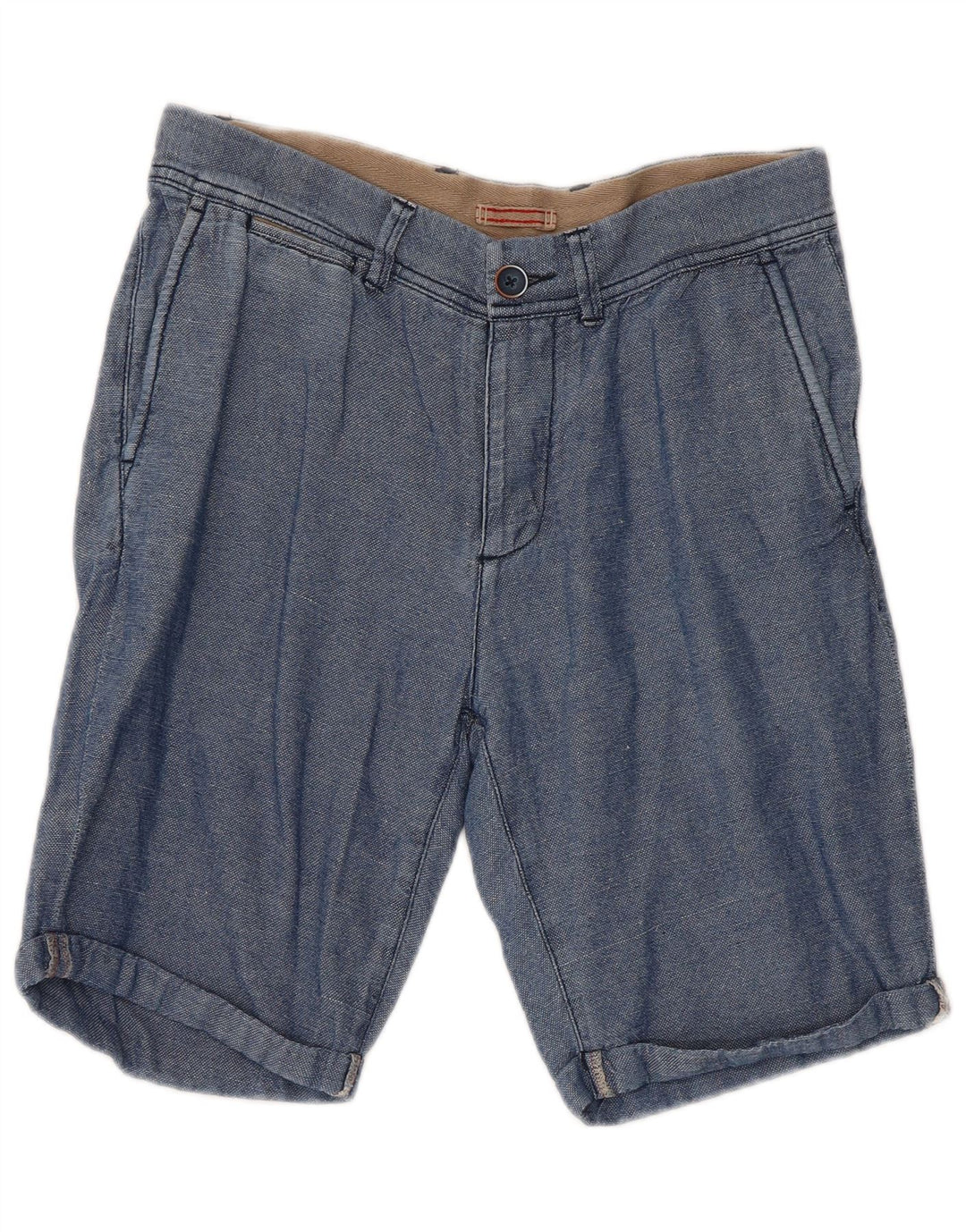 Refrigiwear Regular Chino-Shorts für Damen, W30, mittelblaue Baumwolle