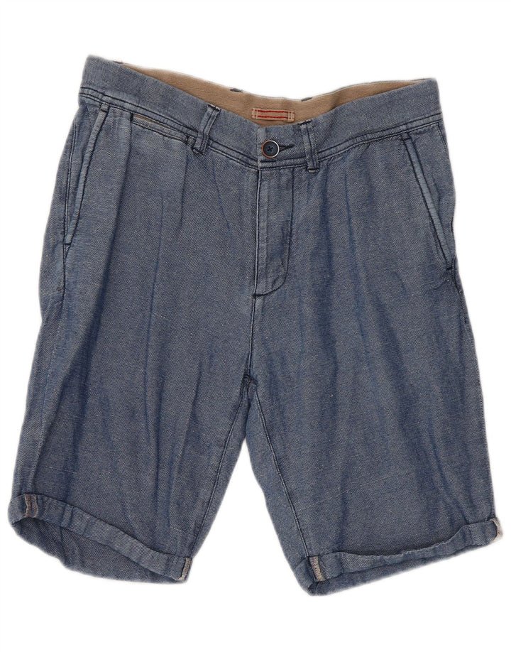 Refrigiwear Regular Chino-Shorts für Damen, W30, mittelblaue Baumwolle