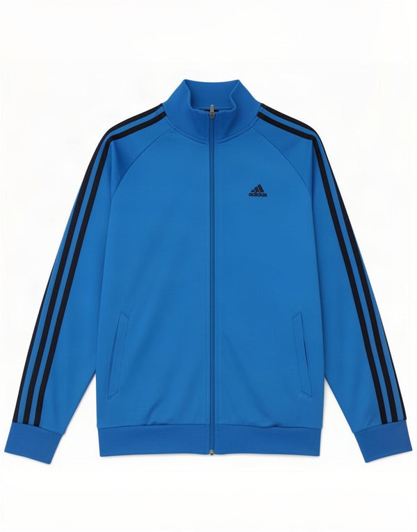 Adidas Jungen Clima 365 Trainingsanzug Top Jacke 15-16 Jahre Blau Polyester