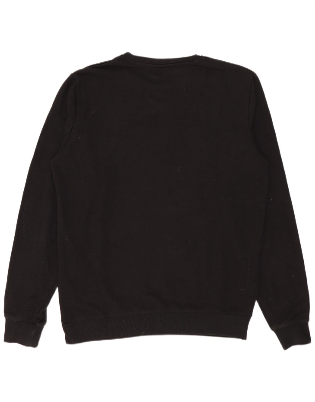 Kappa Herren-Sweatshirt-Pullover, mittelschwarz, Baumwolle