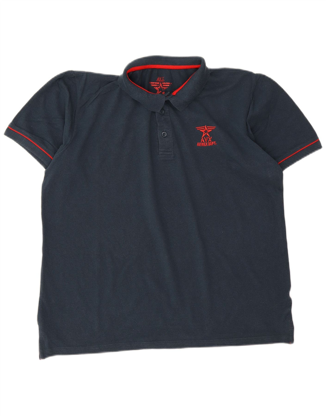 Avirex Herren-Poloshirt, groß, Marineblau