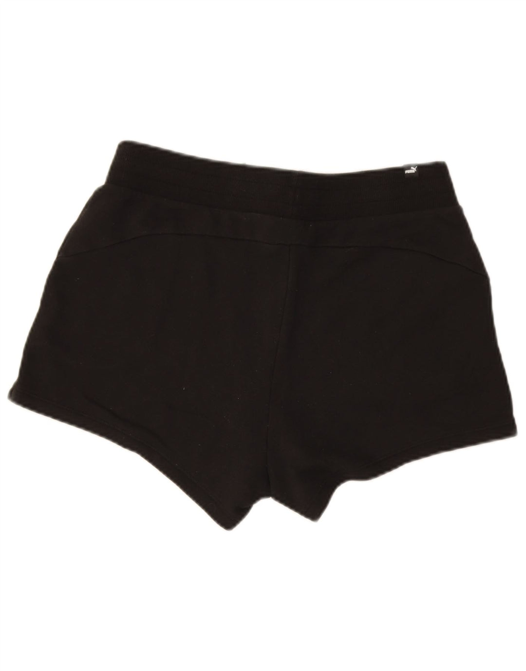 Puma Damen Sportshorts UK 14 Large Schwarz Baumwolle