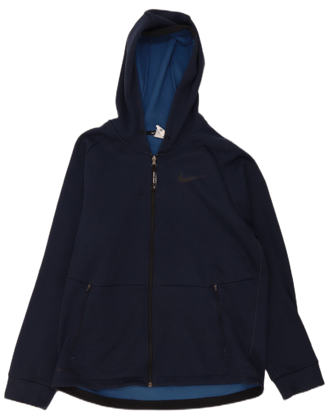 Nike Herren Therma-Fit Zip Hoodie Pullover Medium Marineblau Polyester