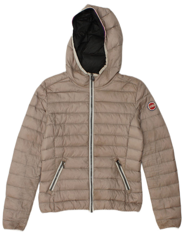 Colmar Damen Wattierte Jacke mit Kapuze IT 40 Small Beige