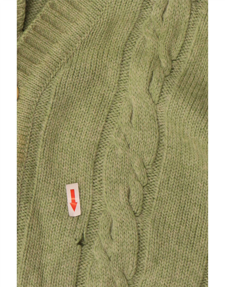 Malagrida Herren Strickjacke Mittelgrün