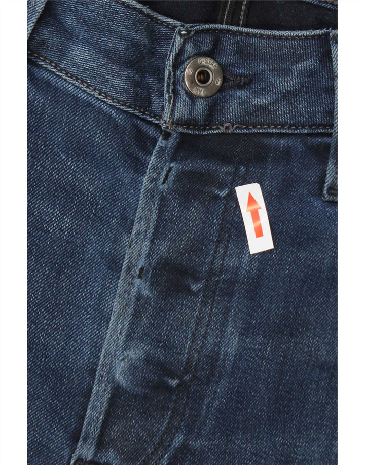 G-Star Raw Herren 3301 Slim Jeans W32 L34 Blaue Baumwolle