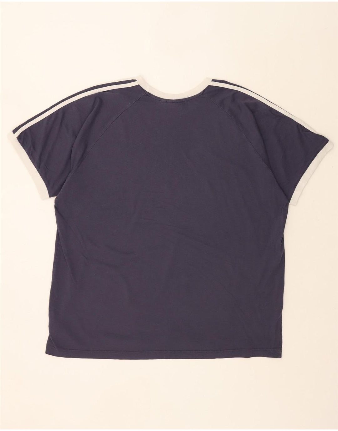 ADIDAS Herren T-Shirt Top 2XL Marineblau Baumwolle