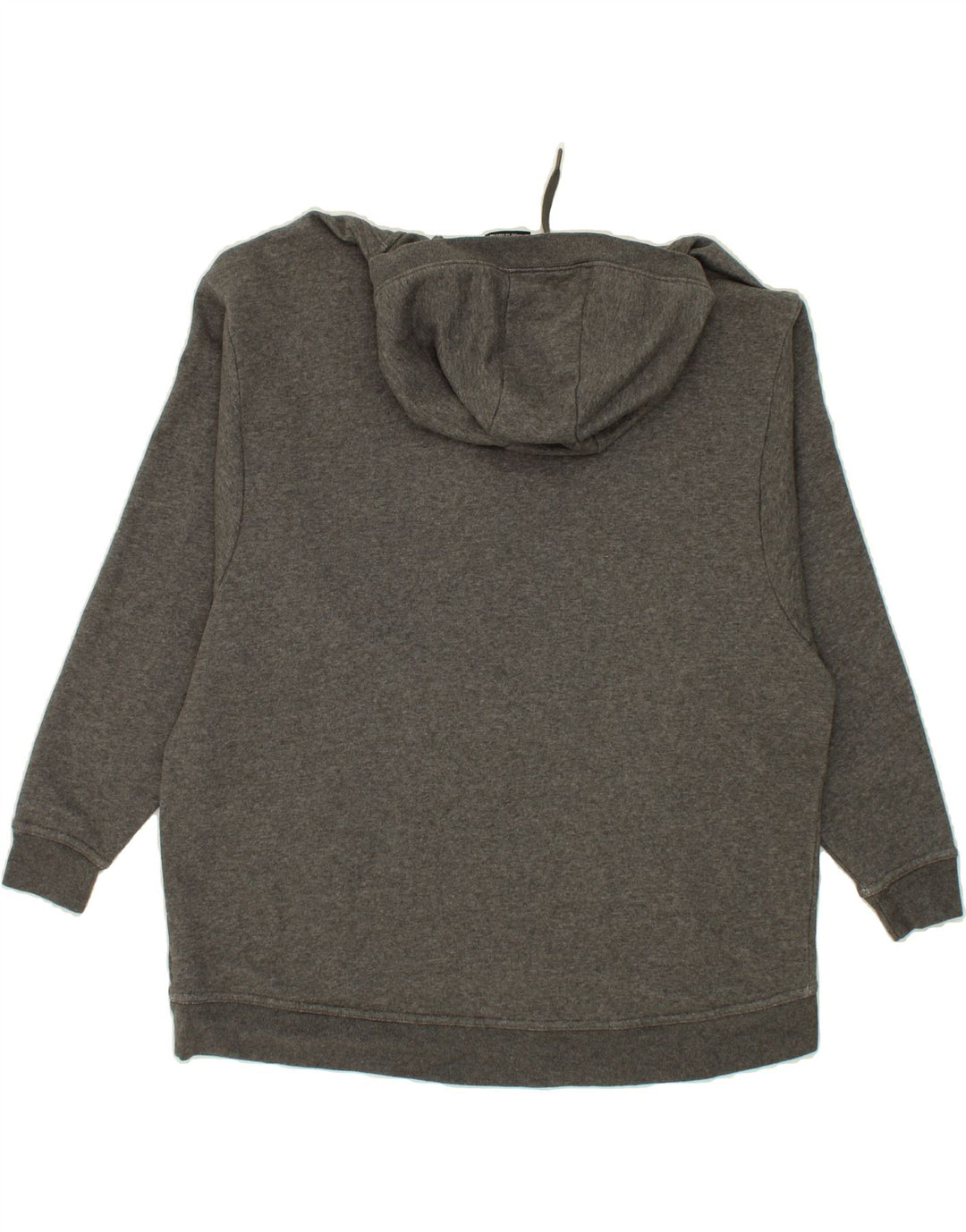 NIKE Womens Oversized Hoodie Jumper UK 16 Large Grey Cotton Vintage Nike and Second-Hand Nike from Messina Hembry 