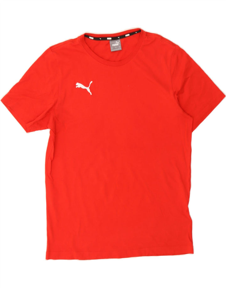 PUMA Mens T-Shirt Top Medium Red Cotton Vintage Puma and Second-Hand Puma from Messina Hembry 