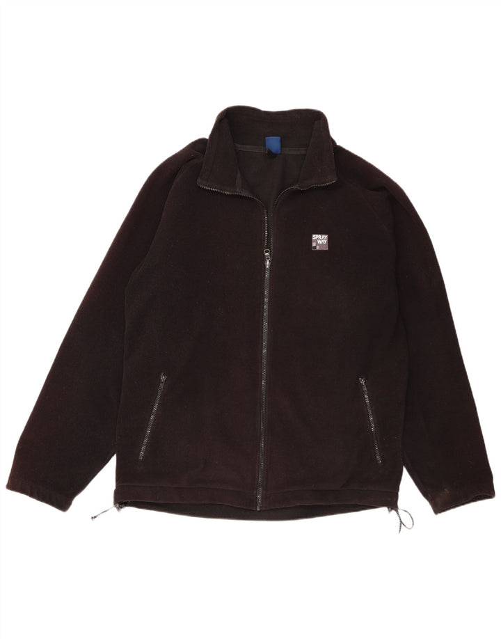 Sprayway Herren Fleecejacke UK 40 Large Schwarz Polyester
