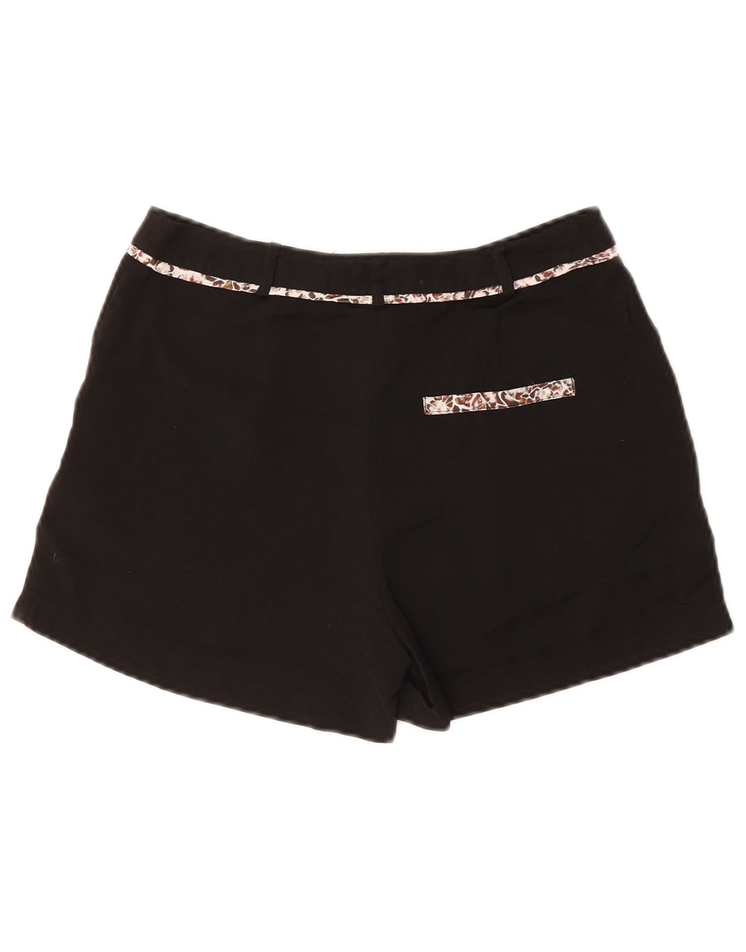 MOSSIMO Damen Chino-Shorts US 2 XS W28 Schwarz Polyester