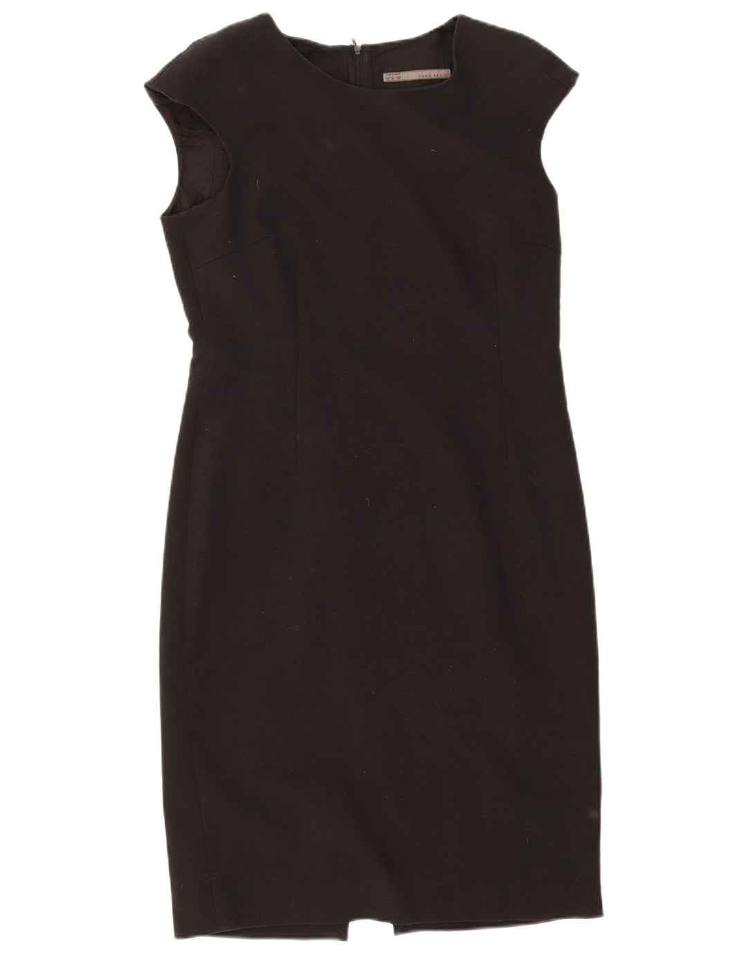 Zara Damen Etuikleid UK 18 XL Schwarz Polyester
