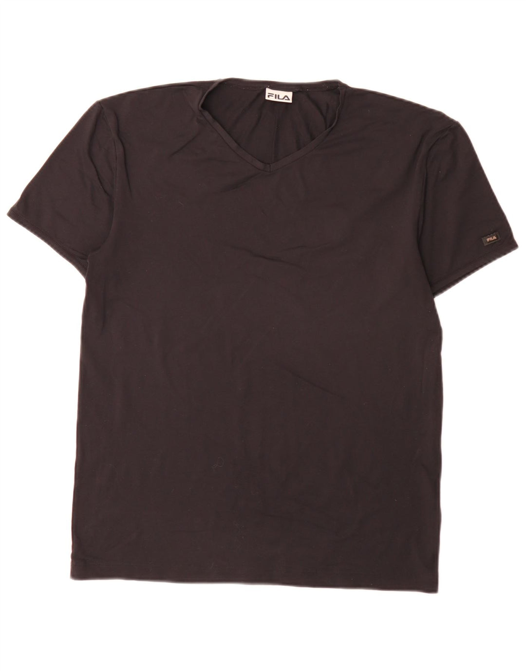 Fila Herren T-Shirt Top Medium Schwarz
