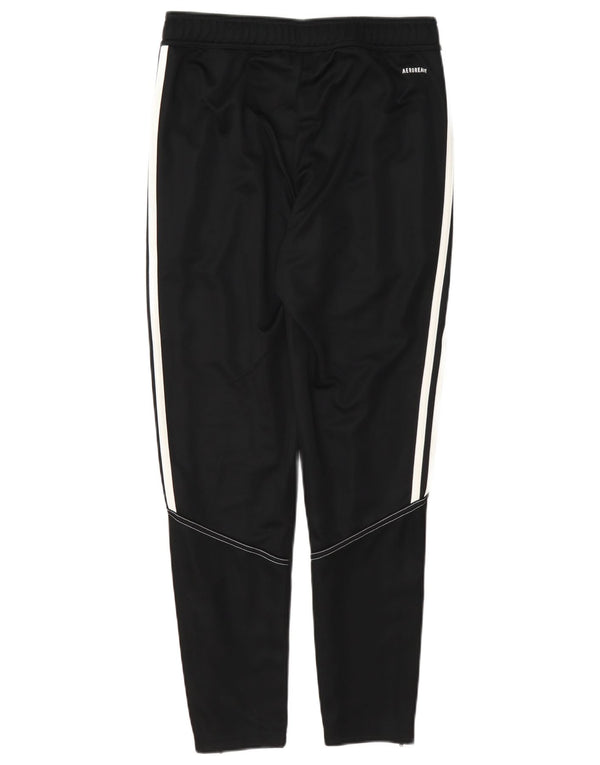 Adidas Damen Aeroready Trainingshose UK 10 Small Schwarz Polyester