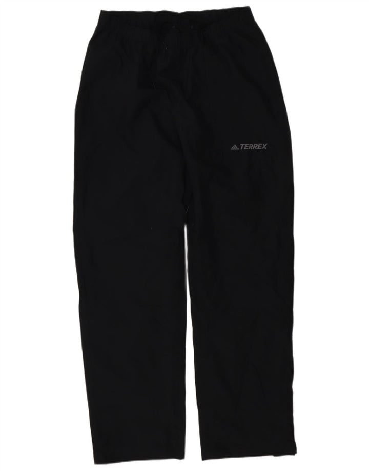 Adidas Damen Terrex Wasserdichte Hose UK 12 Medium Schwarz Polyester