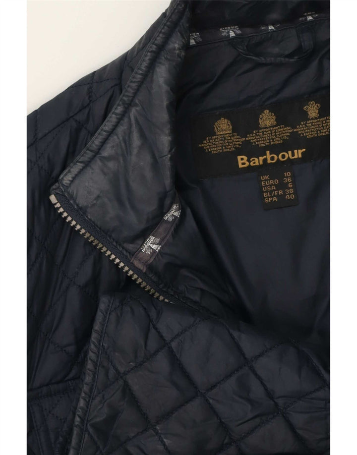 Barbour Damen Steppjacke UK 10 Small Marineblau