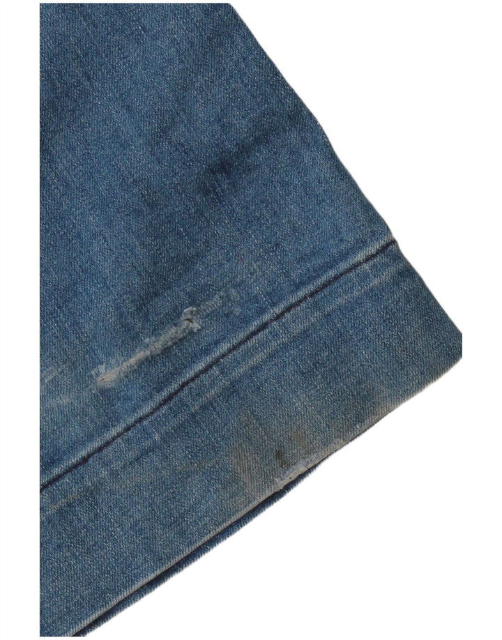 J BRAND Damen Schlagjeans W29 L35 Blaue Baumwolle