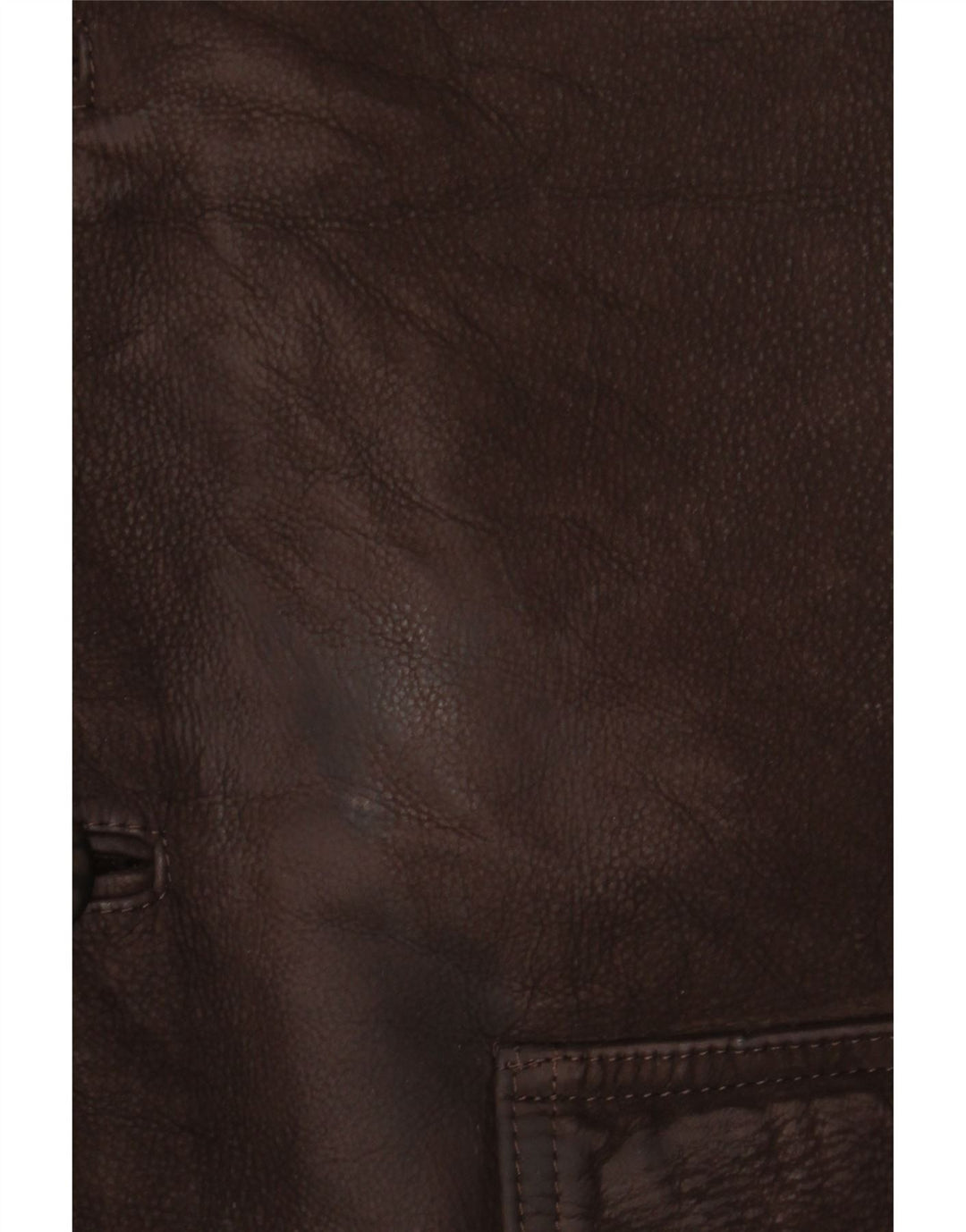 Vintage Herren Lederjacke IT 56 3XL Braunes Leder