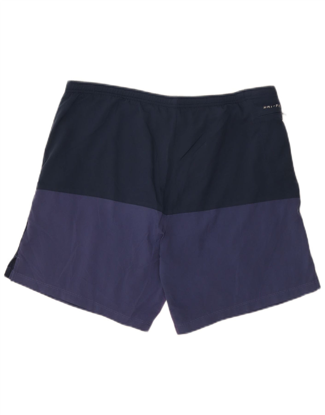 Nike Herren-Dri-Fit-Sportshorts, Mittelgroßes Marineblau-Farbblock-Polyester