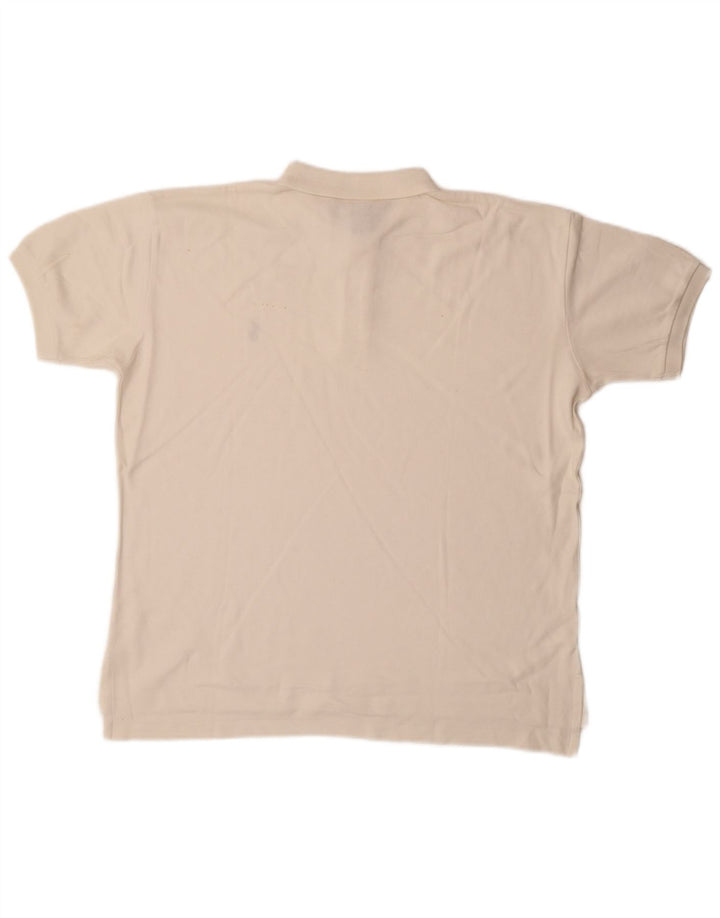 Ralph Lauren Herren-Poloshirt aus mittelweißer Baumwolle