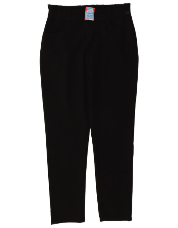 Marks & Spencer Mädchen-Anzughose mit hoher Taille, 14–15 Jahre, W28, L26, Schwarz