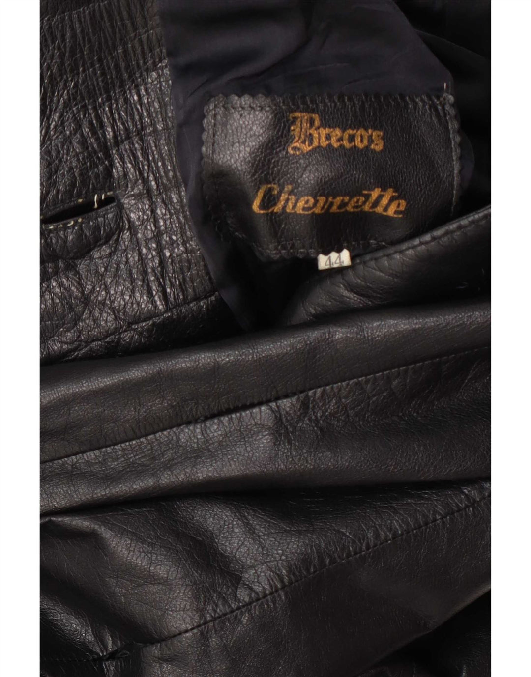 Breco's Damen Ledermantel IT 44 Medium Schwarz