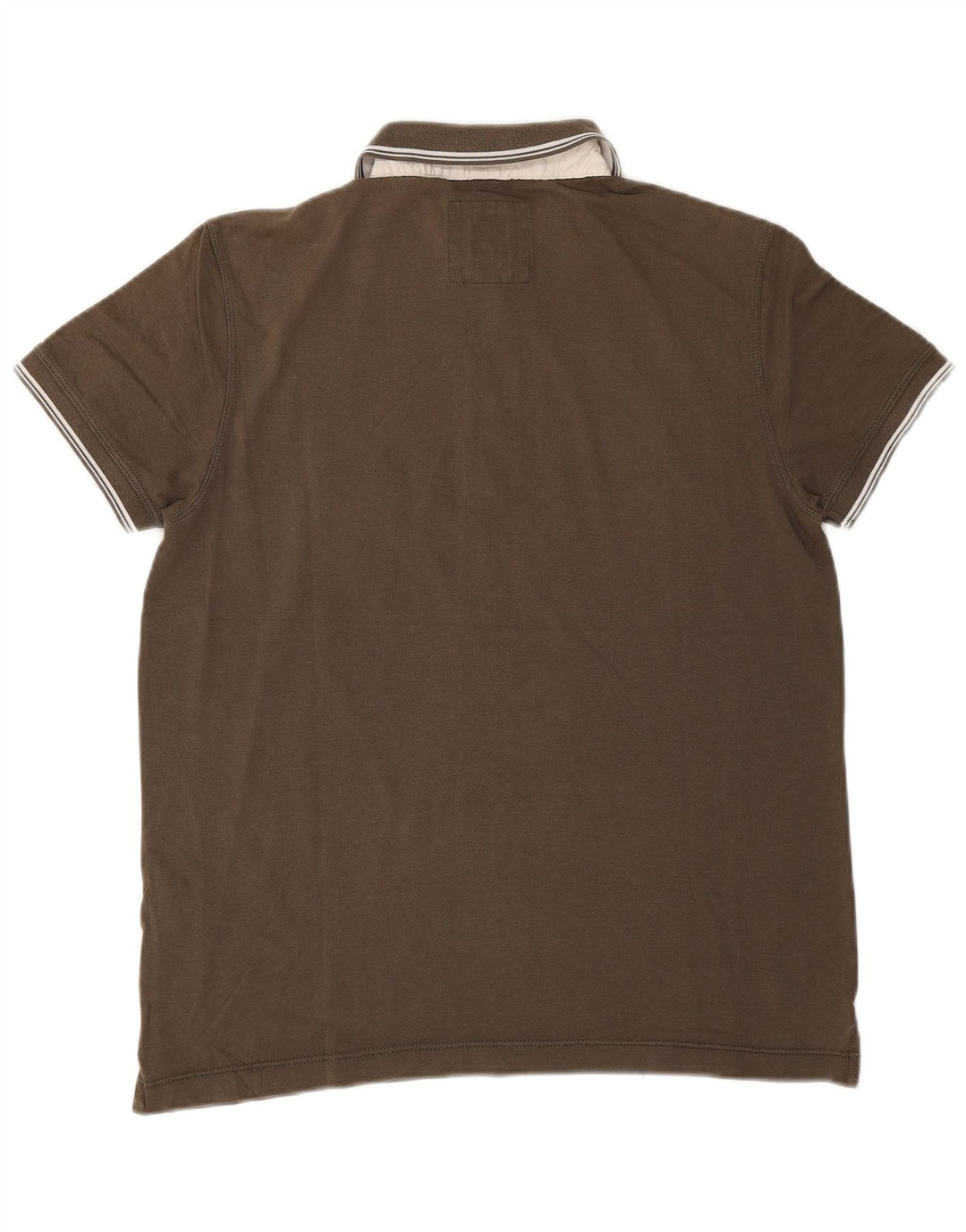Hugo Boss Herren-Poloshirt mit normaler Passform, kleine Khaki-Baumwolle