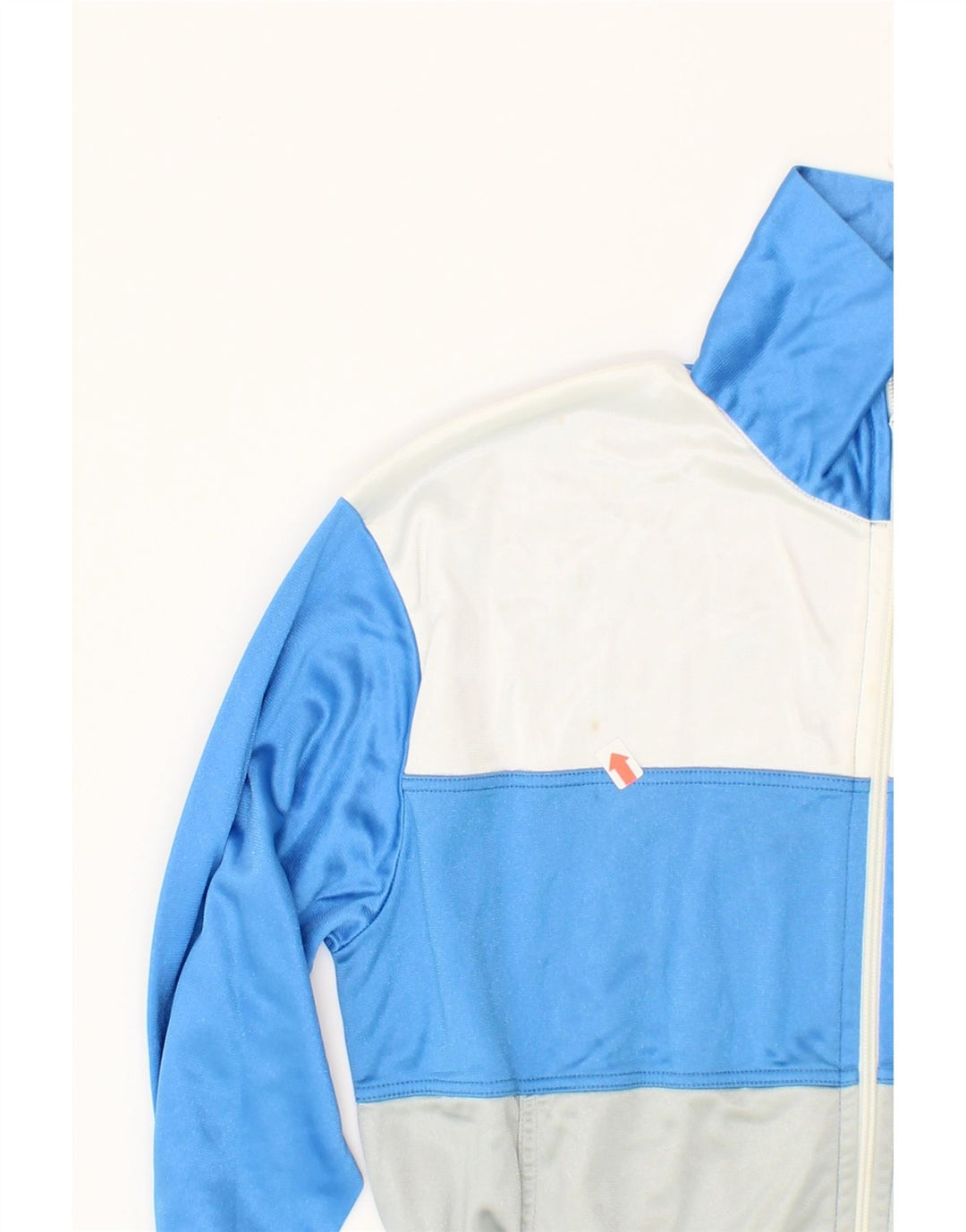 VINTAGE Mens Tracksuit Top Jacket IT 50 Medium Blue Colourblock Vintage Vintage and Second-Hand Vintage from Messina Hembry 