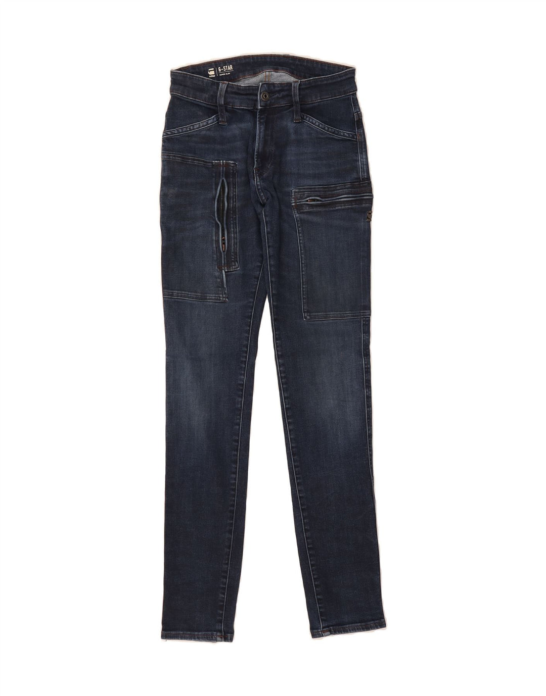 G-STAR Womens Super Slim Jeans W28 L32 Blue Cotton Vintage G-Star and Second-Hand G-Star from Messina Hembry 