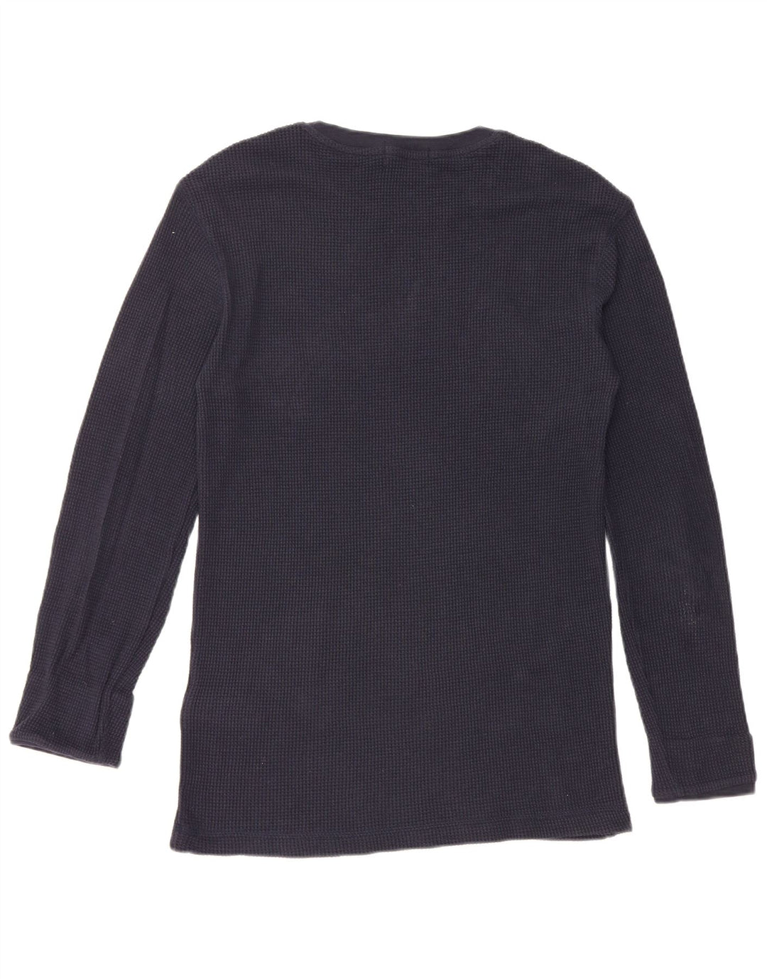 POLO RALPH LAUREN Herren-Oberteil, langärmelig, mittelmarineblaue Baumwolle