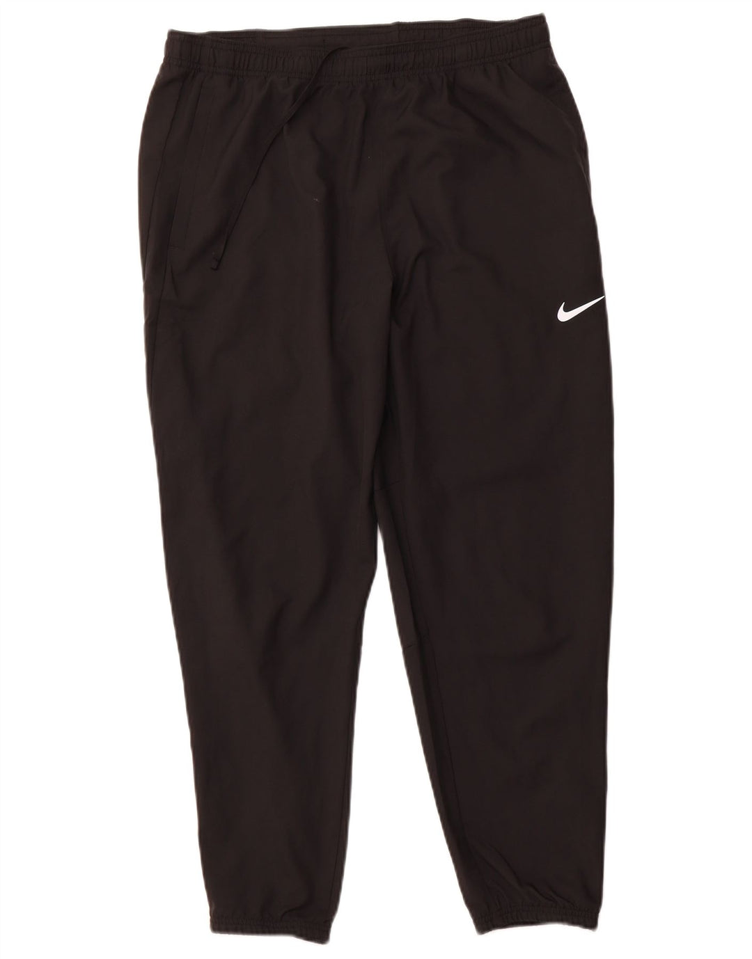 NIKE Damen Dri Fit Trainingshose Jogger UK 14 Large Schwarz Polyester