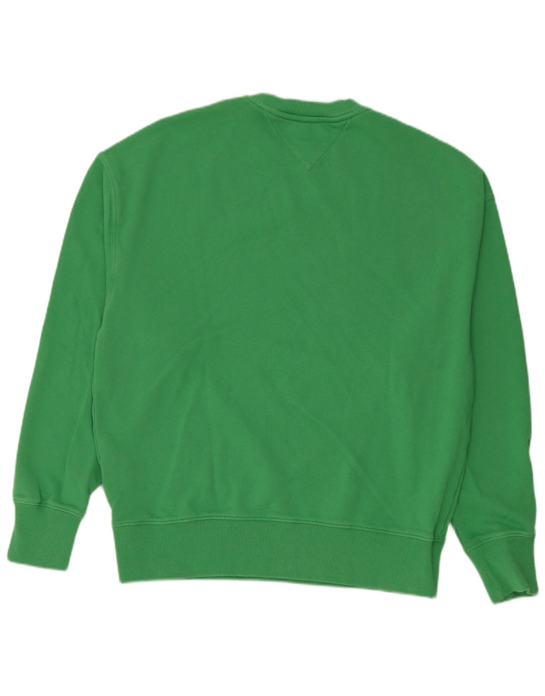 Tommy Hilfiger Herren-Sweatshirt-Pullover, klein, grüne Baumwolle
