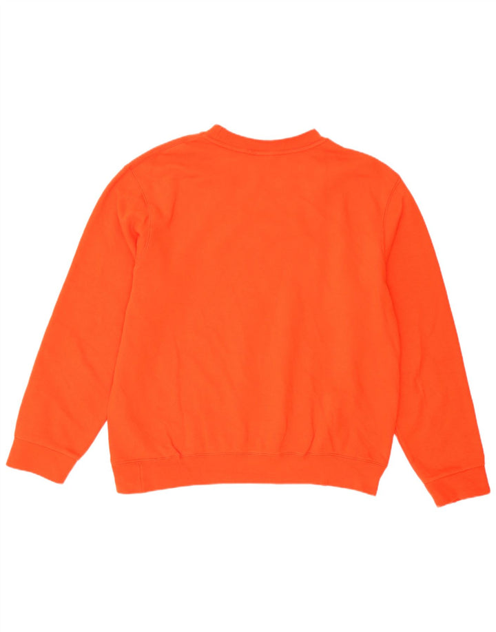 Sergio Tacchini Herren Sweatshirt Pullover Large Orange