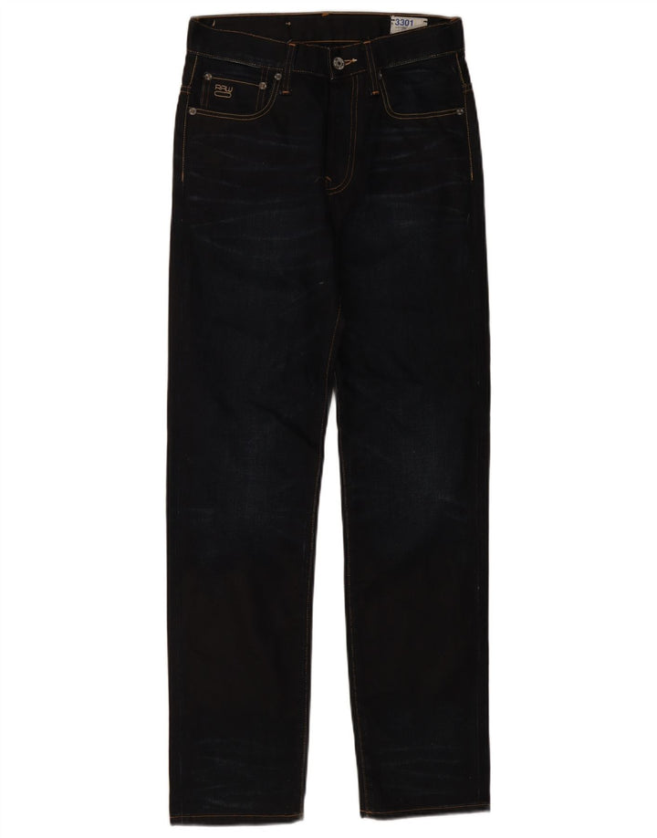 G-Star Herren 3301 Straight Jeans W28 L32 Schwarz