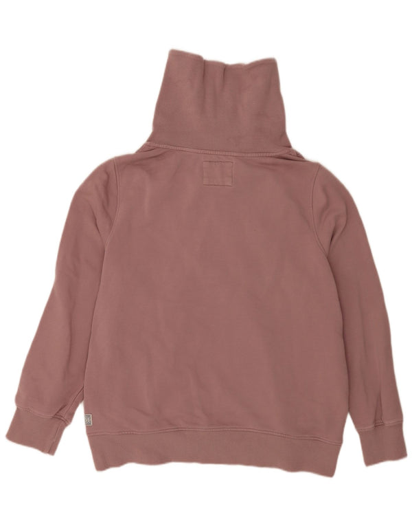 Fat Face Damen-Sweatshirt in Übergröße mit Reißverschluss am Hals, Gr. 40, Größe L, Rosa