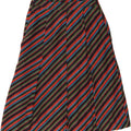 LES COPAINS Womens A-Line Skirt W28 Medium  Multicoloured Striped Vintage Les Copains and Second-Hand Les Copains from Messina Hembry 