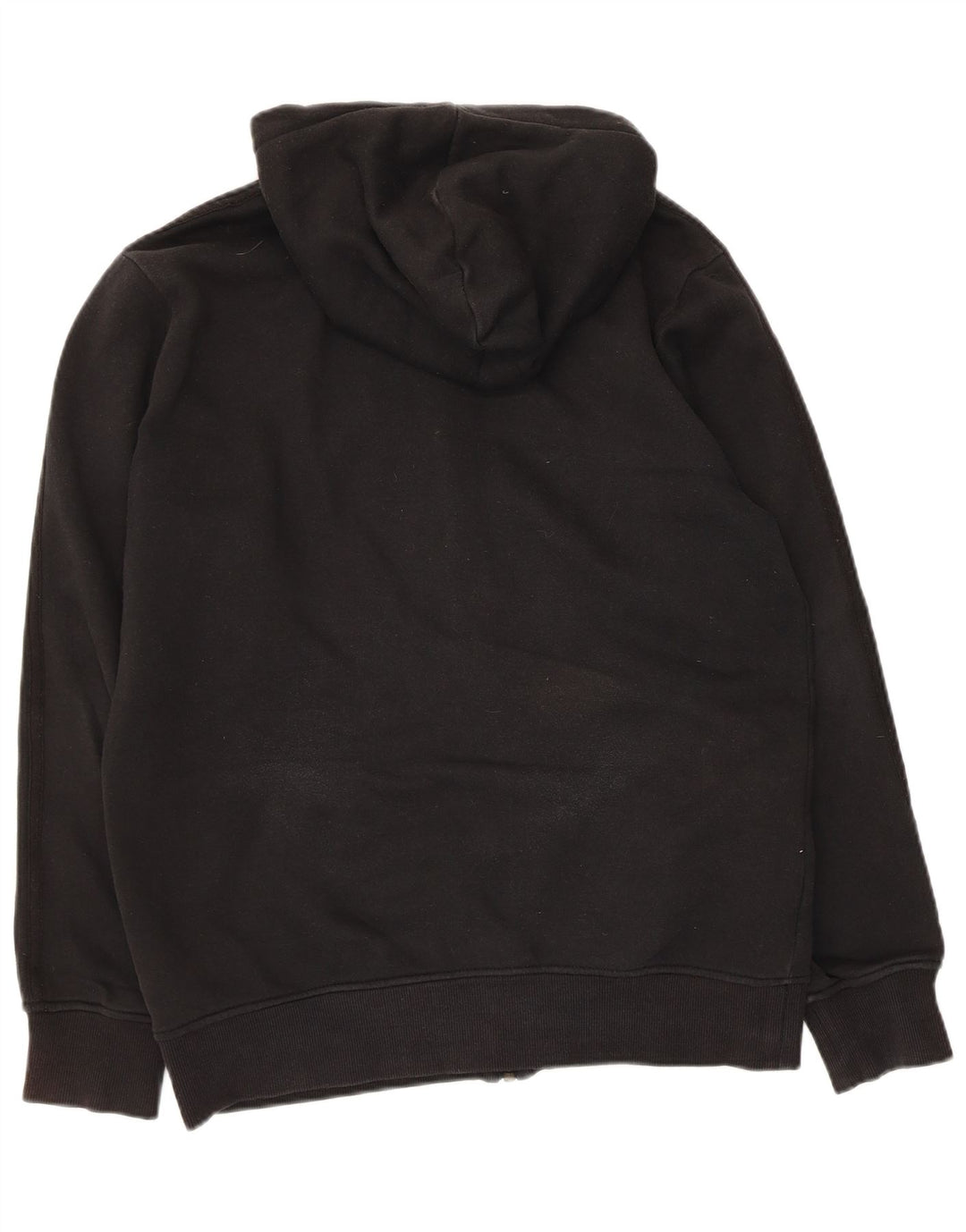 Adidas Herren-Kapuzenpullover mit Reißverschluss, mittelschwarz, Baumwolle