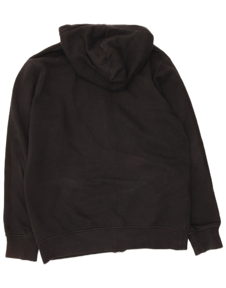 Adidas Herren-Kapuzenpullover mit Reißverschluss, mittelschwarz, Baumwolle